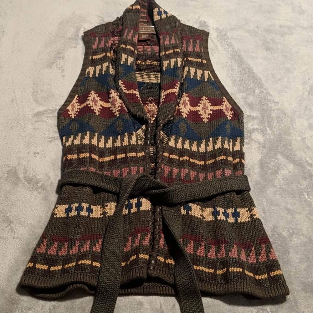 COPY - Double D Ranch Western Cardigan Vest